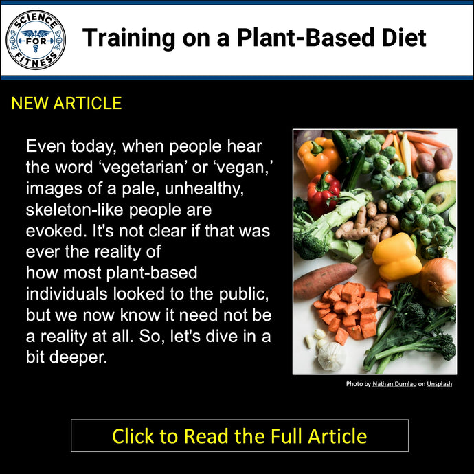 Training on a Plant-Based Diet